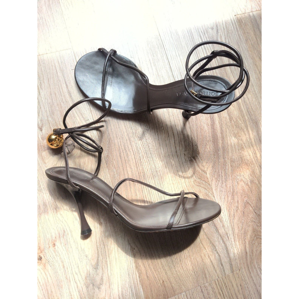 Bottega Veneta Stretch Barely There Sandal Strappy Heels Womens EU 39 - Picture 8 of 14
